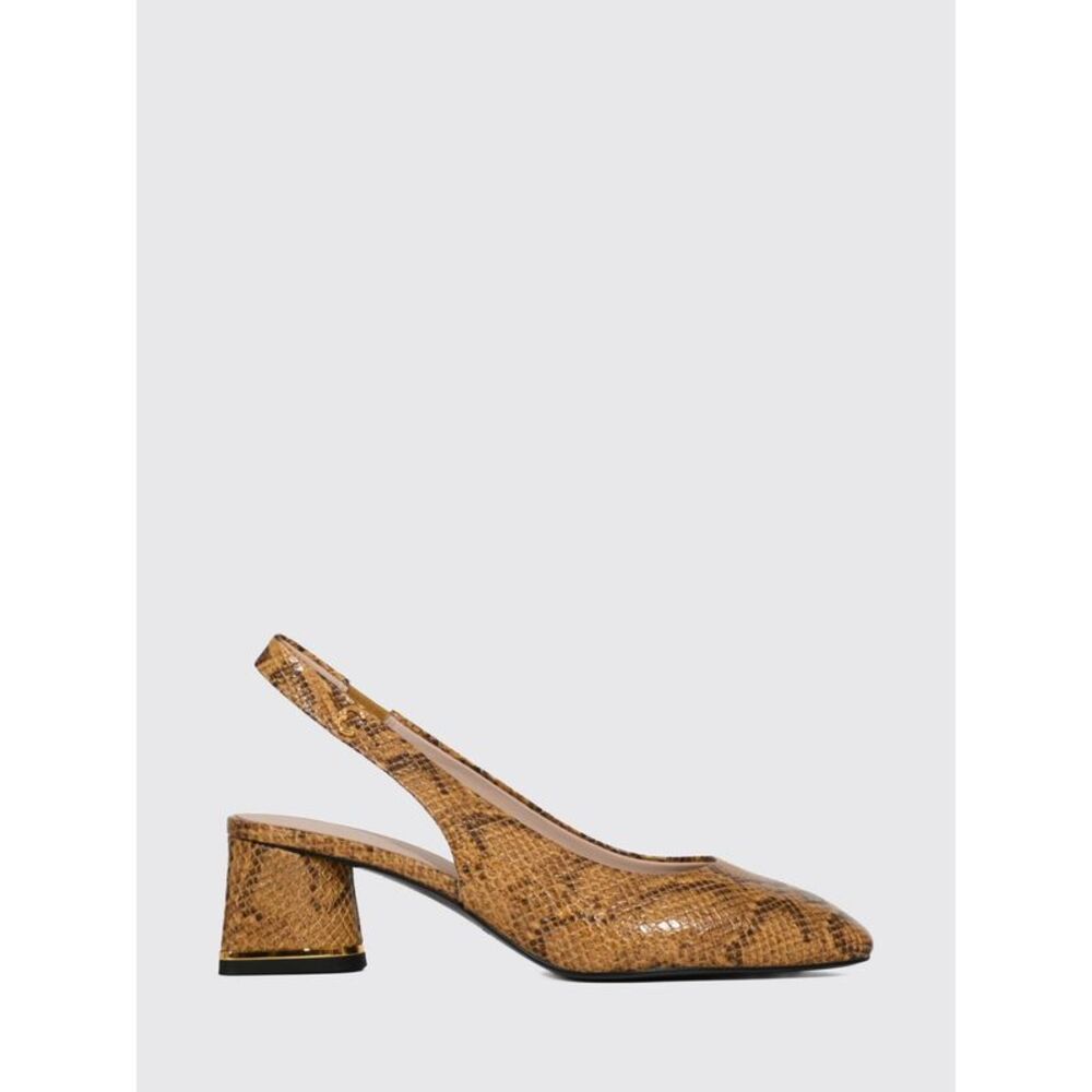 Coccinelle Women Python-Print Leather Slingbacks Coccinelle With A Medium Heel